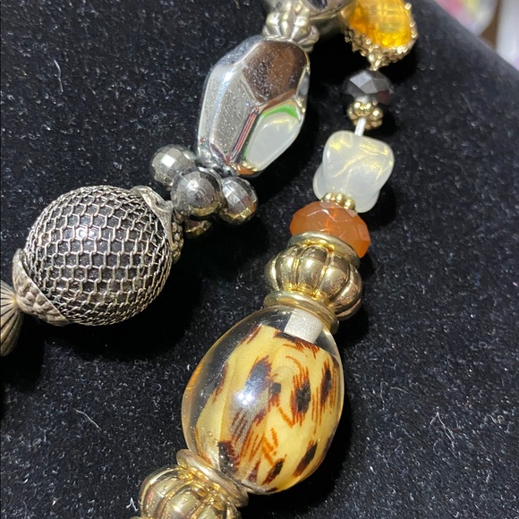 NY Gold tone & Premier silver tone beaded necklaces - Picture 2 of 15